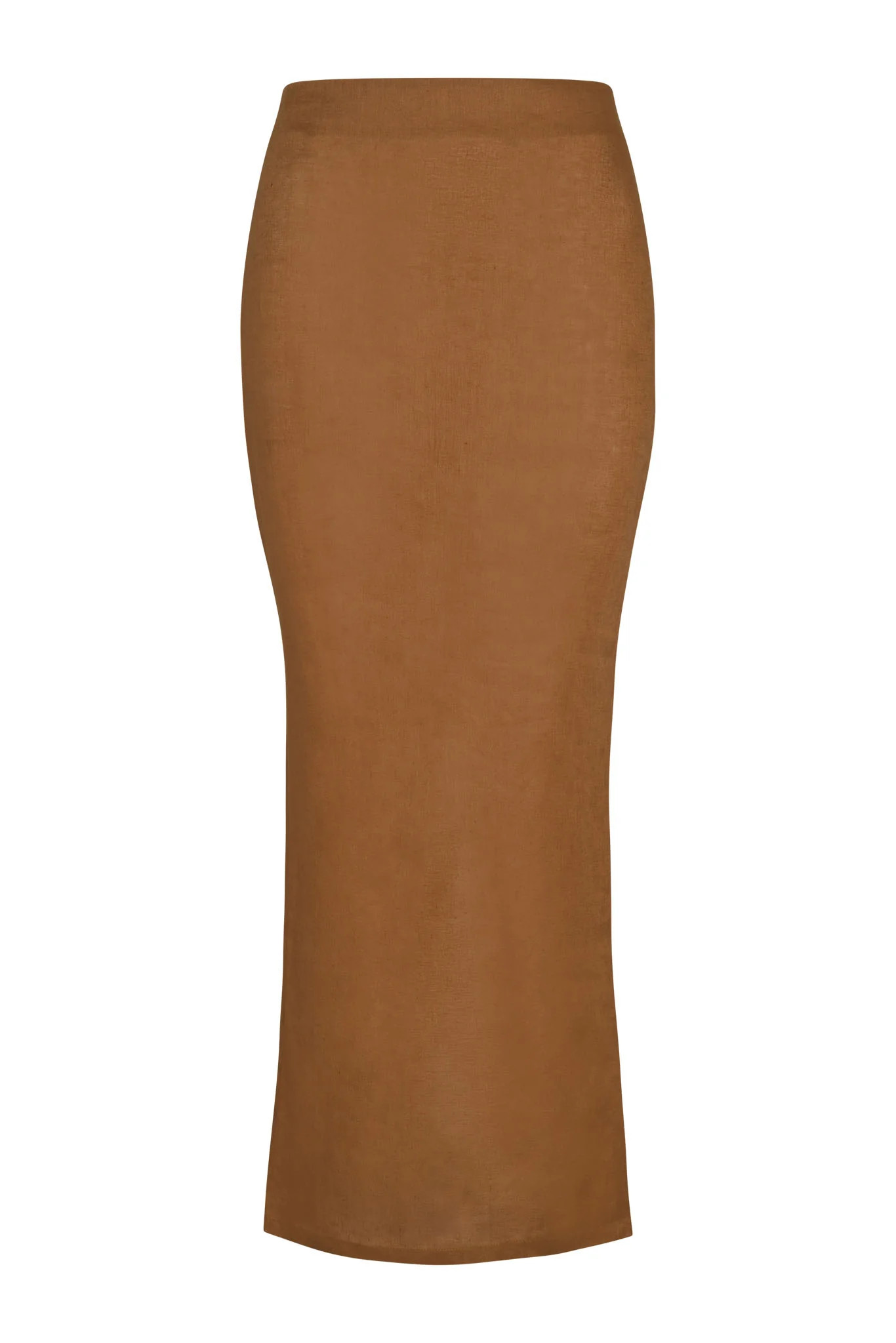 Fontelina Skirt - Caramel Linen | Monday Swimwear