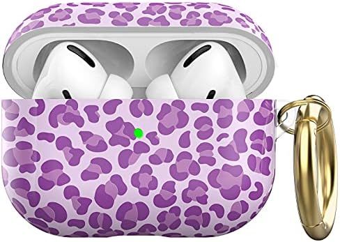 NIUTRENDZ Cute Leopard Case for Airpods Pro Case Cover TPU Hard Protective Skin with Keychain Com... | Amazon (US)