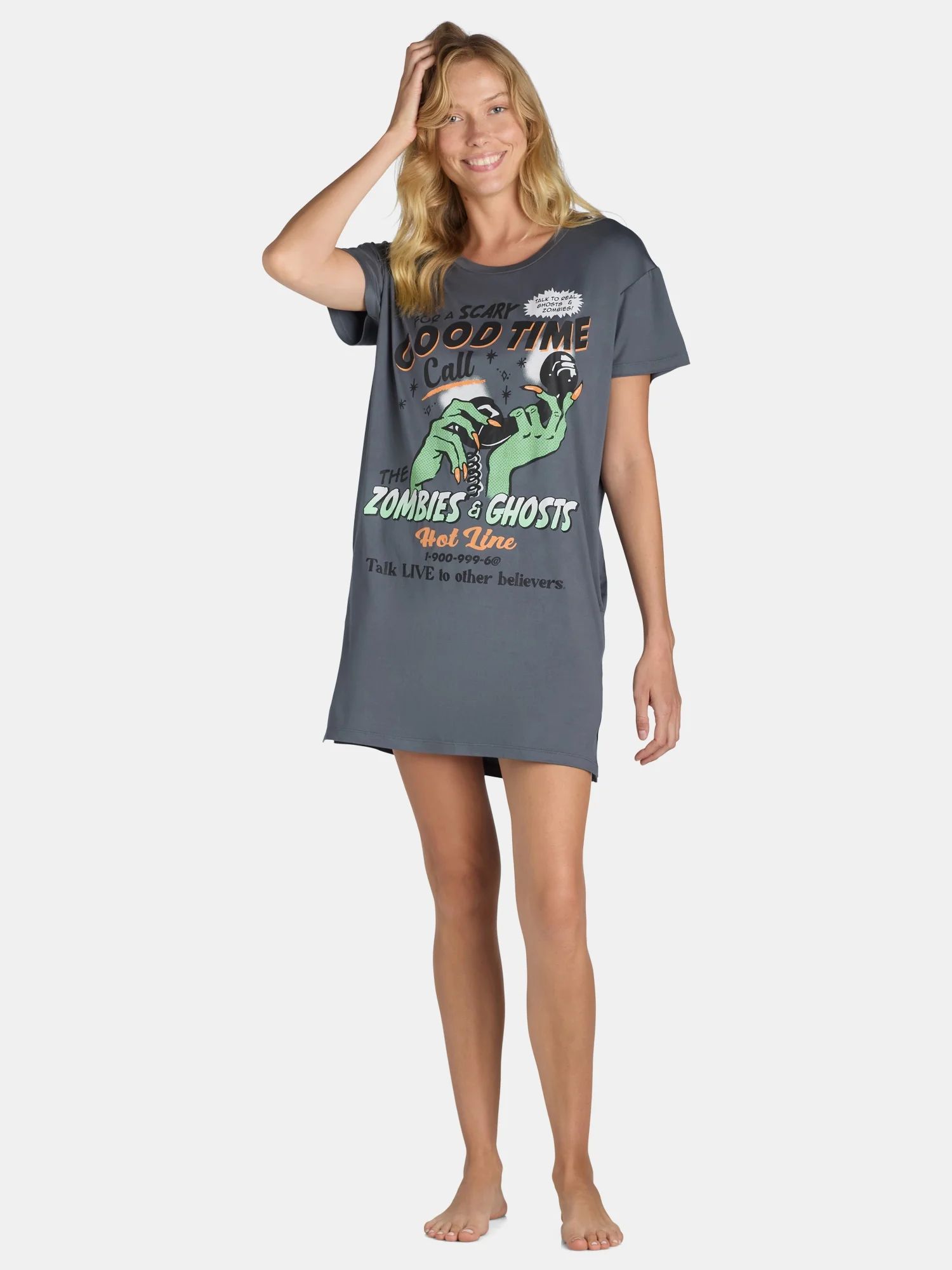 Way to Celebrate Women's Goodtime Sleepshirt Top | Walmart (US)