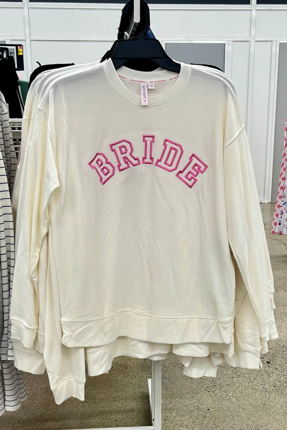 Fun sleep top for the bride to be, long sleeved, very light weight, cozy and soft. Find it at Walmart. 

Bride gift, engagement gift, bachelorette party, bachelorette weekend. 

#LTKSeasonal #LTKWedding