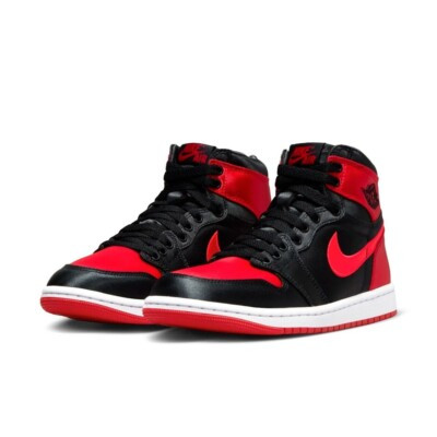Air Jordan 1 Retro OG 2023 High Satin Bred W Sizes 7.5 W and 9.5 W New with box | eBay US