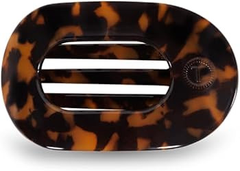 TELETIES - Small Flat Round Clip - Strong Grip, Bendable Teeth, Comfortable Curved Design - For L... | Amazon (US)