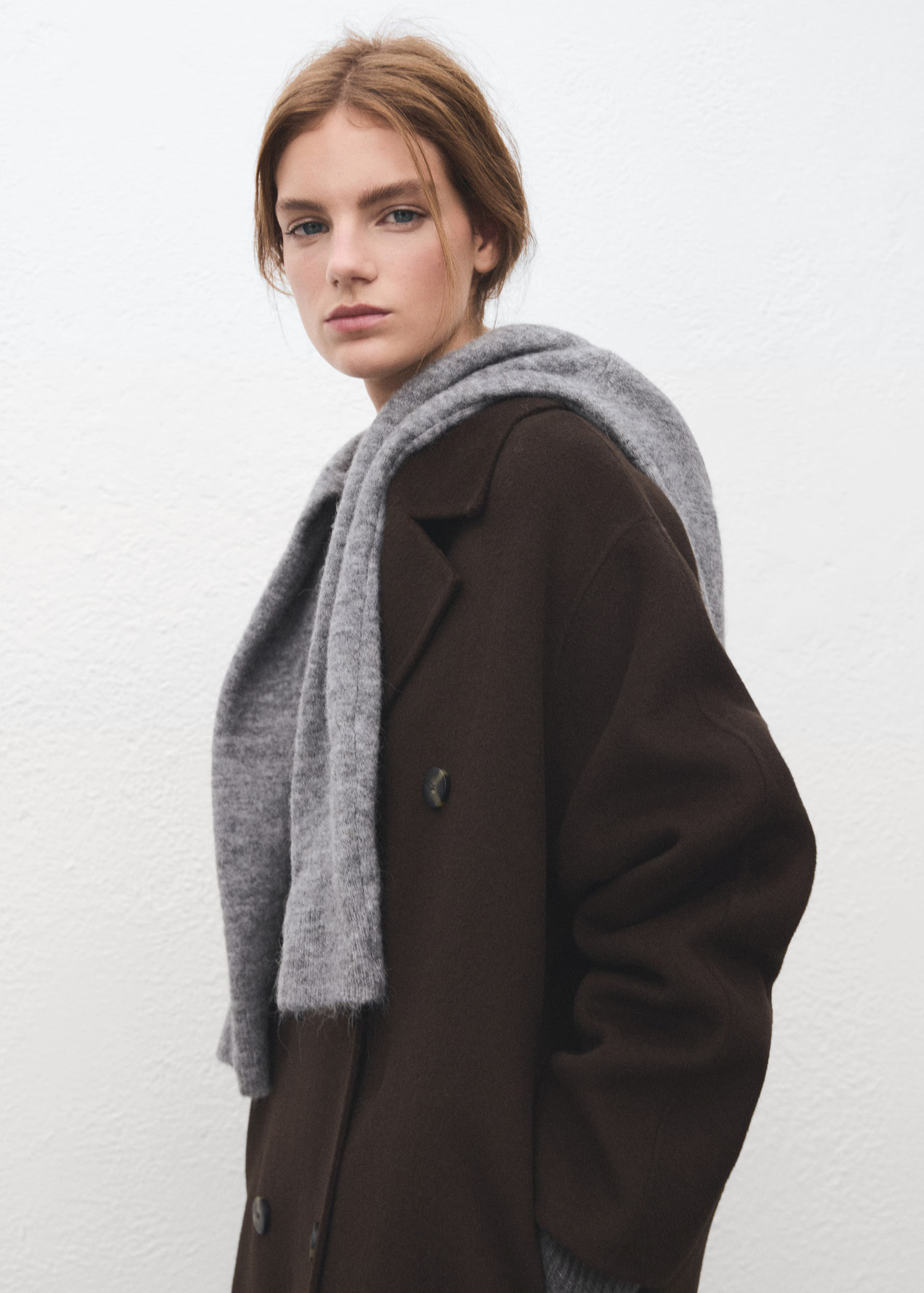 Handmade oversized wool coat | Mango (US/MX/AU)