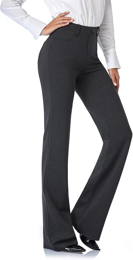 Tapata Women's 28''/30''/32''/34'' Stretchy Bootcut Dress Pants with Pockets Tall, Petite, Regula... | Amazon (US)