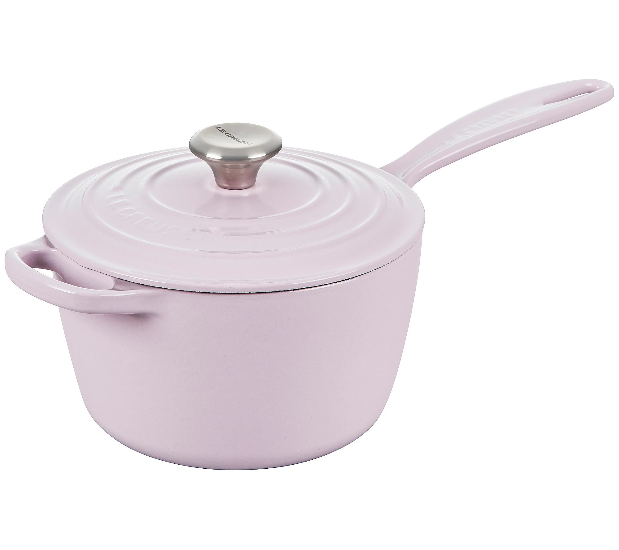 Le Creuset 2.25-qt Signature Cast-Iron Saucepan | QVC