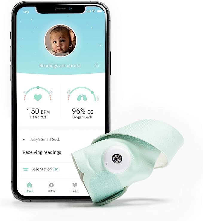 Owlet — Smart Baby Monitor — Smart Sock 3 — Monitors Heart Rate and Oxygen for Baby Safety ... | Amazon (US)