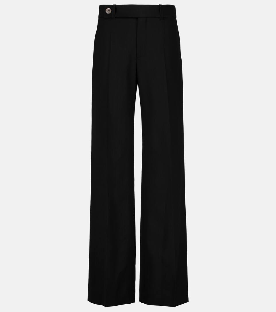 High-rise wool-blend pants | Mytheresa (US/CA)