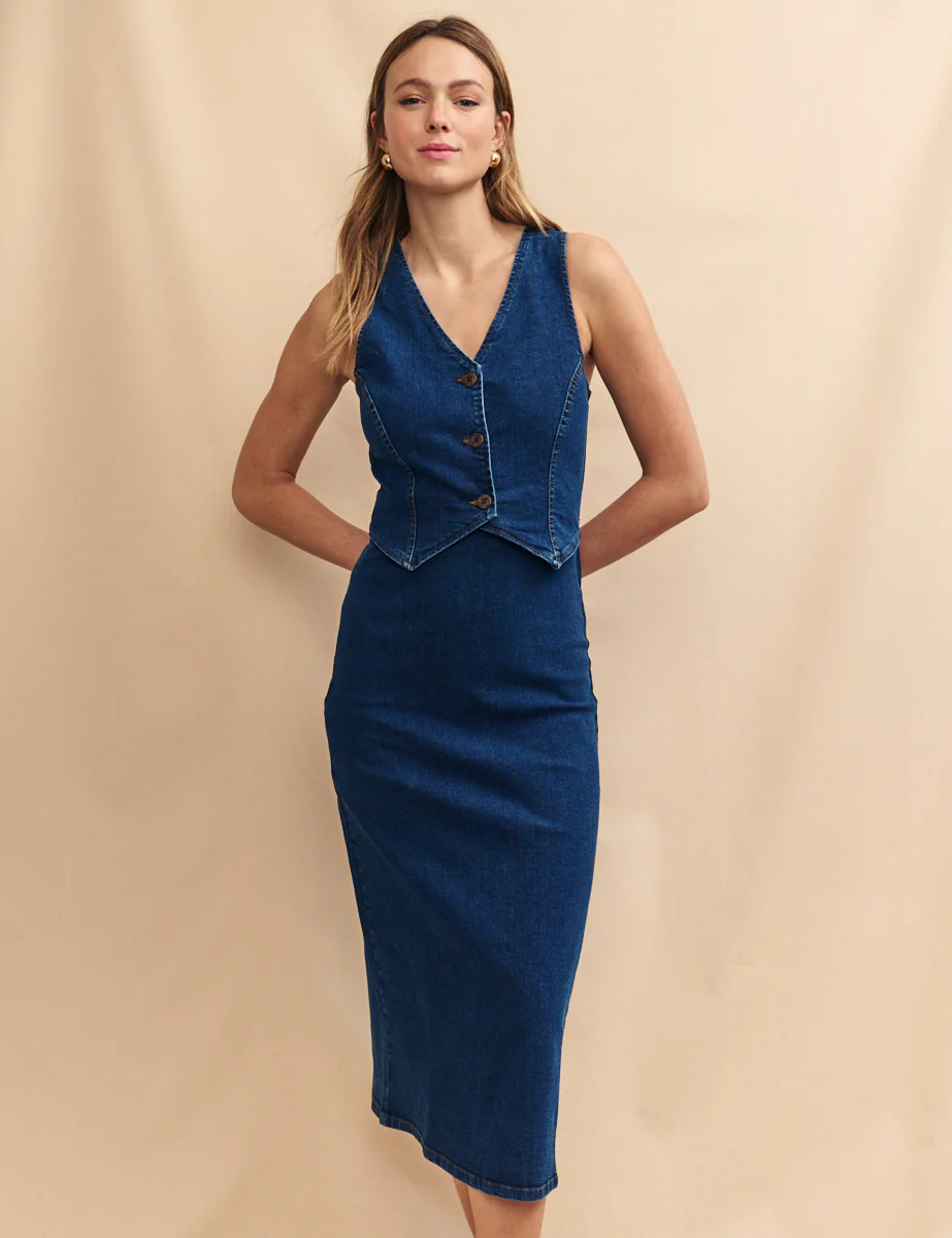 Dark Denim Lambeth Waistcoat Dress
  

  
    £85.00 | Nobody's Child