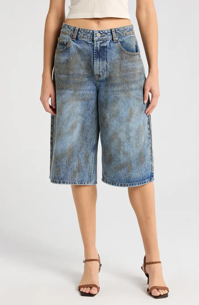 Derby Long Denim Shorts | Nordstrom