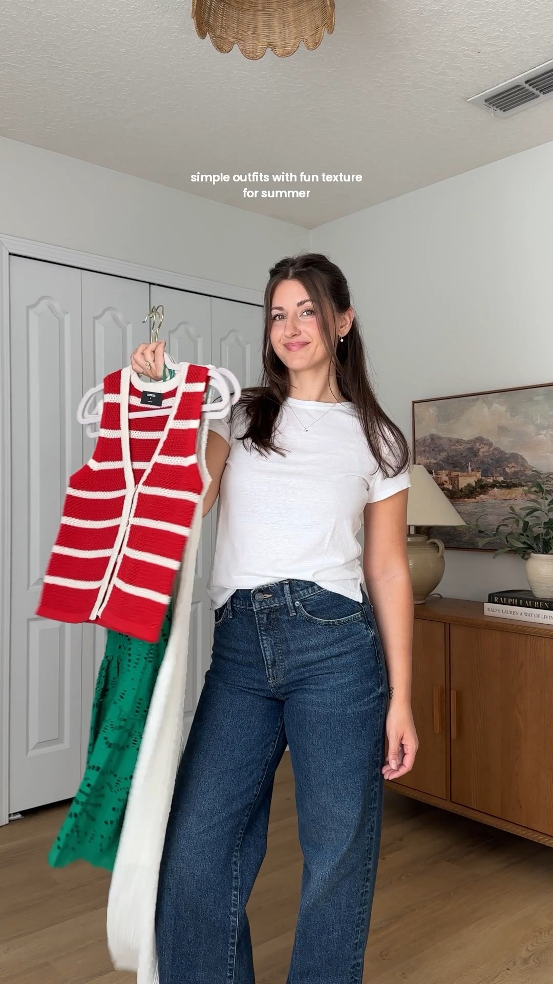 #ExpressPartner simple but put together summer looks from @Express #DressToExpress 

Loving all the textures and colors for summer! Wearing 4R jeans, small in everything else.

#LTKootd #LTKSeasonal #LTKSaleAlert
