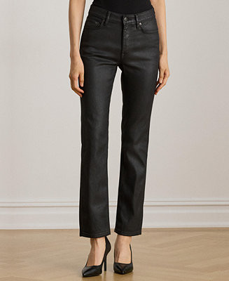 Women's Coated Straight Ankle Jeans | Macy's