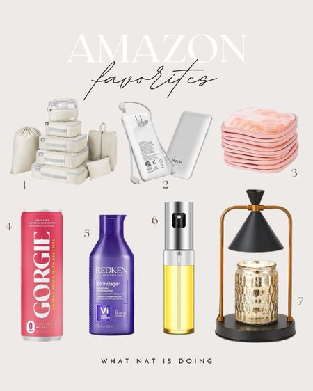 In honor of Amazon’s Big Spring Sale, re-sharing a few of my favorite buys from Amazon! 

Travel essentials, candle warmer lamp, reusable makeup wipe, Gorgie energy drink, portable charger, packing cubes, Amazon deals, best purple shampooo

#LTKSeasonal #LTKsalealert #LTKfindsunder50