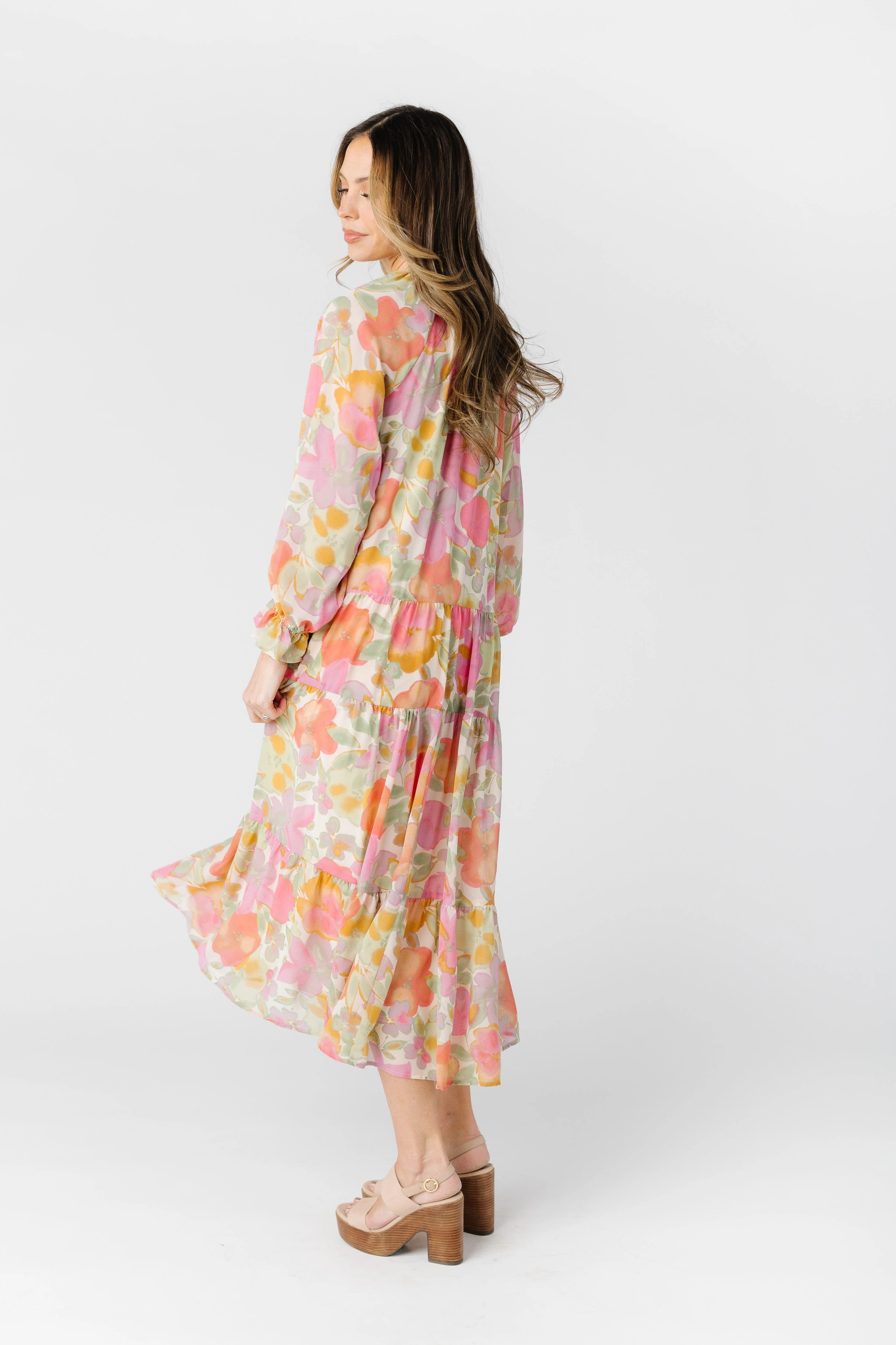 Sartor V-Neck Ruffle Dress | Called To Surf