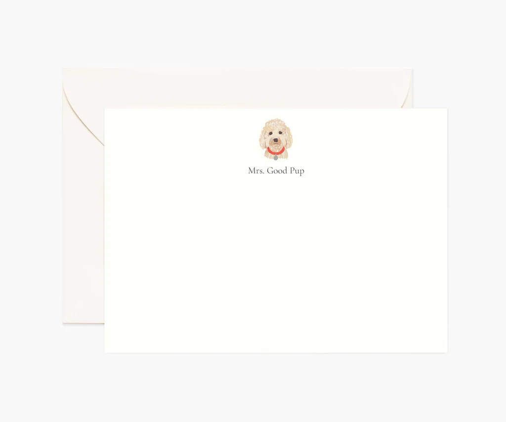 Pets Personalized Stationery - Dog 8 | Rifle Paper Co.