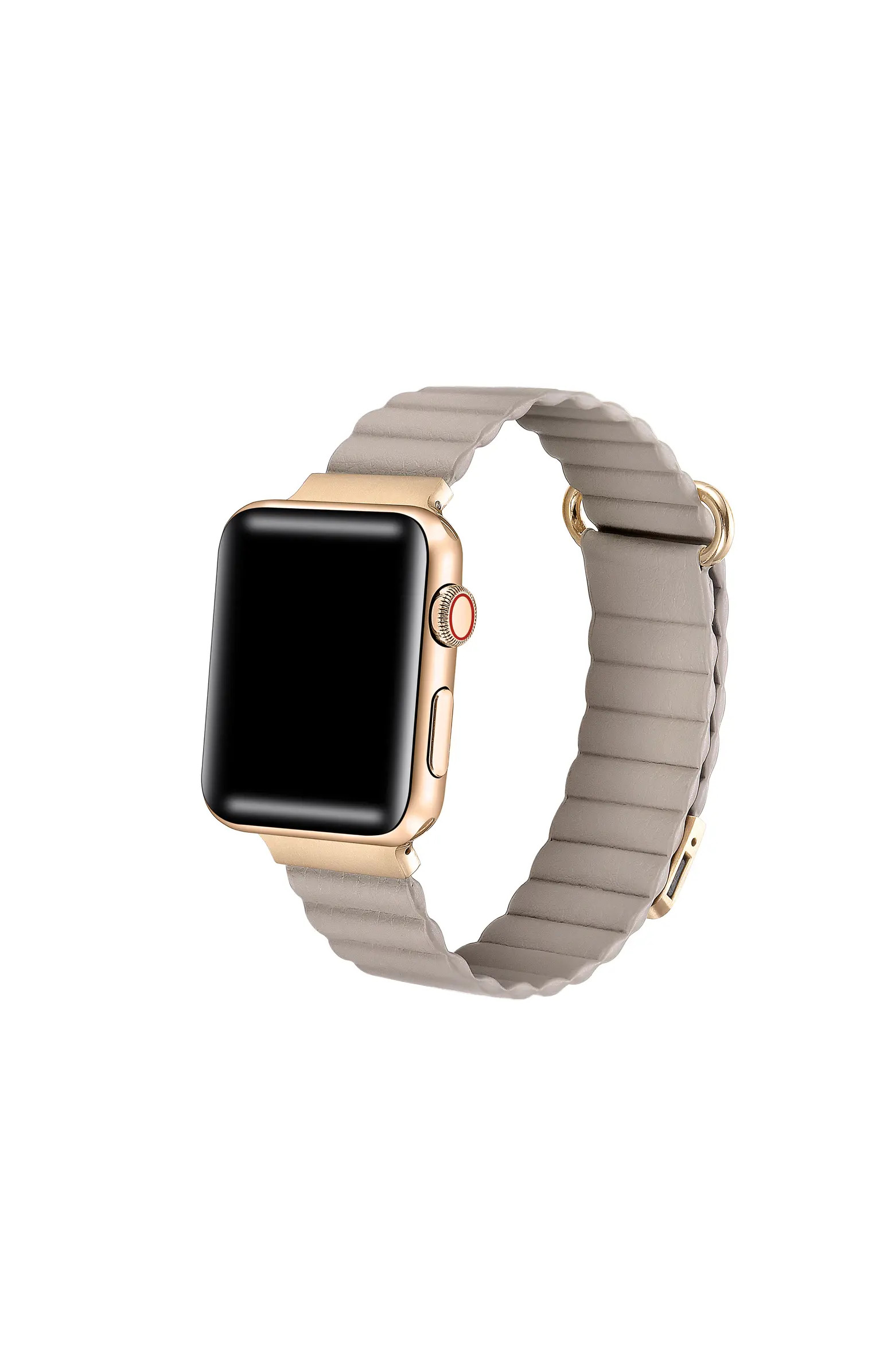 Posh Tech Riley Magnetic Leather Band for Apple Watch | Nordstrom | Nordstrom