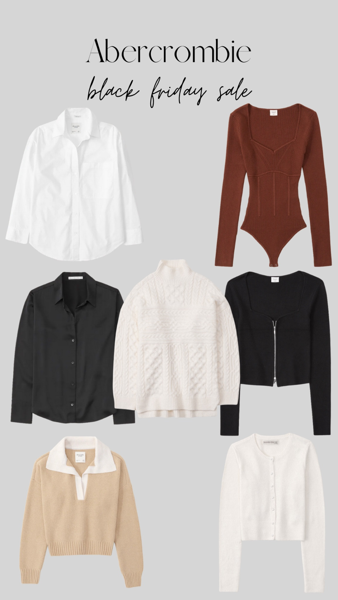 Abercrombie Black Friday Sale! 30% off 

#LTKHoliday #LTKunder100 #LTKGiftGuide