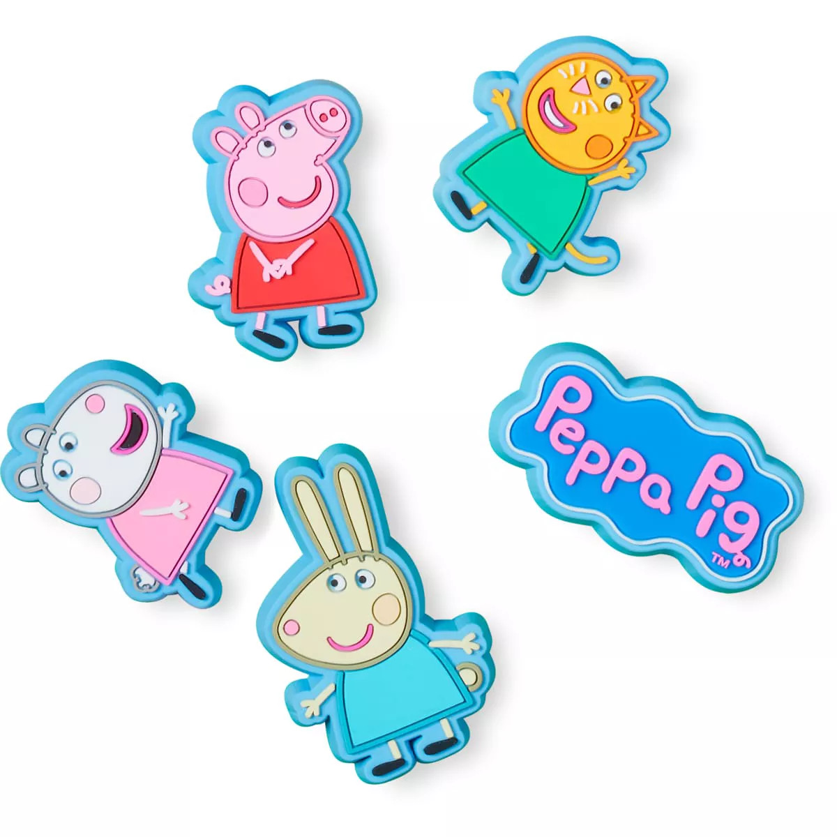 Crocs Jibbitz Kids Peppa Pig Character Shoe Charms 5pk | Target