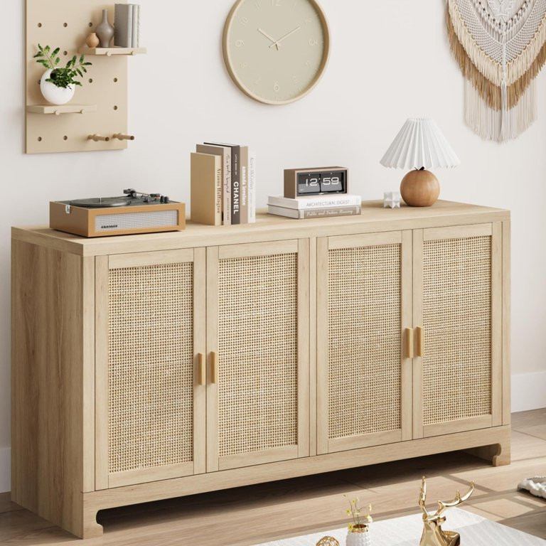 Buffet Cabinet Natural Oak | Walmart (US)