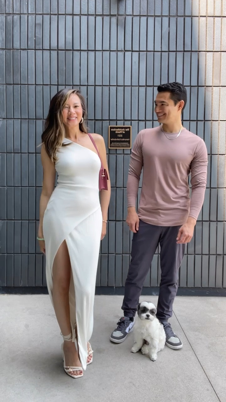 Family fit check before we drop off daddy at the airport 🤍 

I’m a sucker for anything one shoulder! My dress is on major sale right now. Plus sharing the hubby’s airport look—this T-shirt and joggers are perfect for everyday and travel (it doesn’t wrinkle!).

Summer dress, white dress, one shoulder dress, summer outfit, men’s fashion, men’s T-shirt, men’s shirt, men’s joggers, travel outfit, travel style, men’s style, men’s airport outfit, sale, Abercrombie, The Stylizt 

#LTKMens #LTKFindsUnder100 #LTKSaleAlert