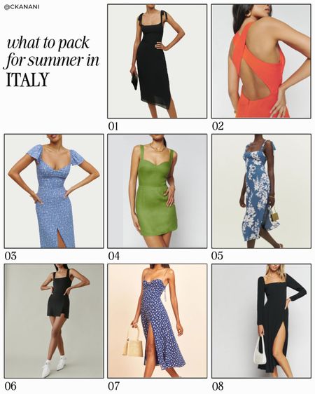Italy outfits
Italy outfits summer
Italy vacation outfits
Europe outfits
European summer outfit
Europe packing list
Europe travel outfits
Europe outfits summer
Europe travel essentials
Reformation dresses



#LTKeurope #LTKtravel #LTKstyletip