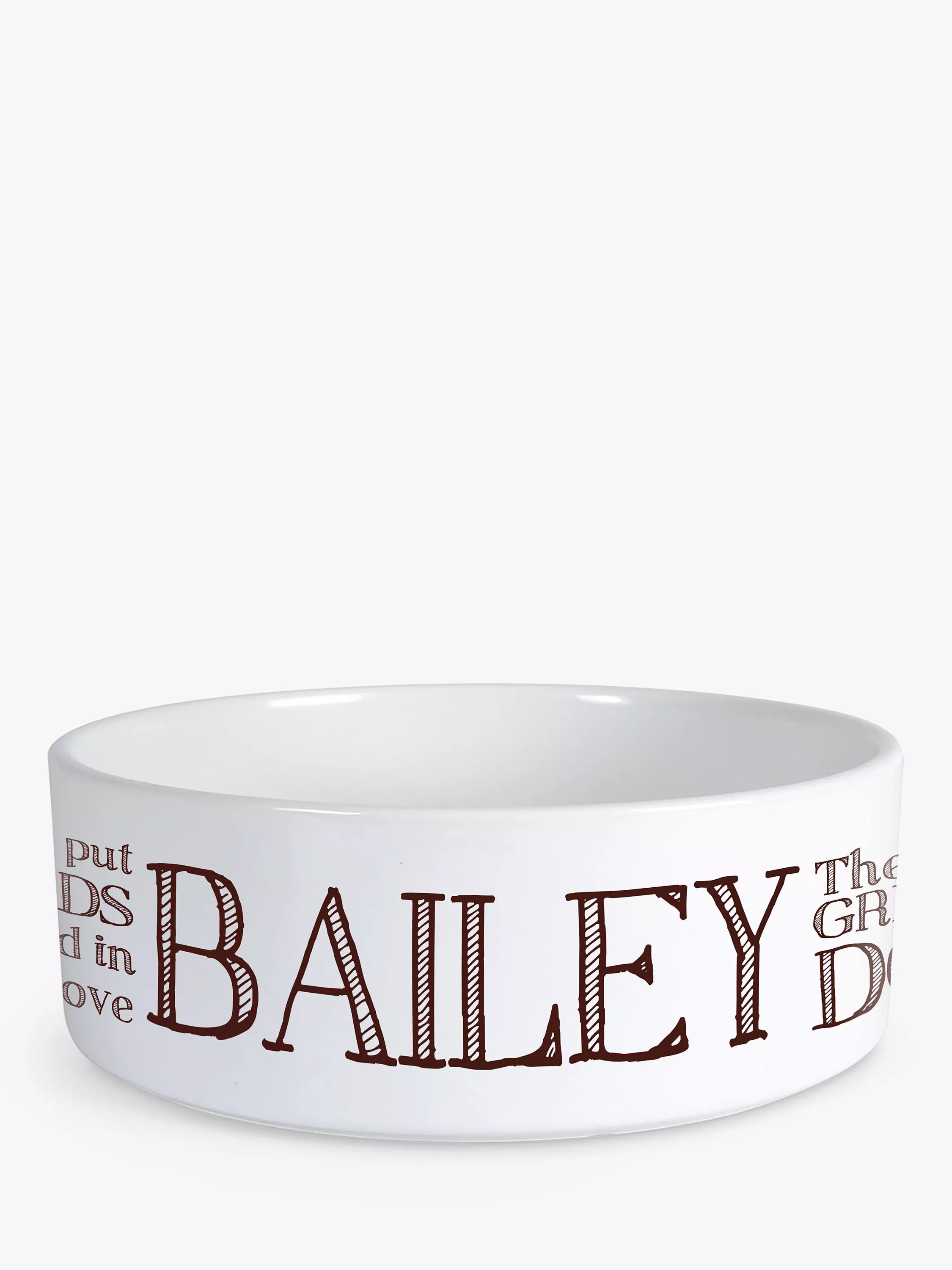 Treat RepublicPersonalised Greedy Dog Bowl | John Lewis (UK)