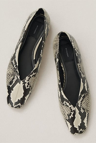 Andie Leather Flats | Witchery (AU)