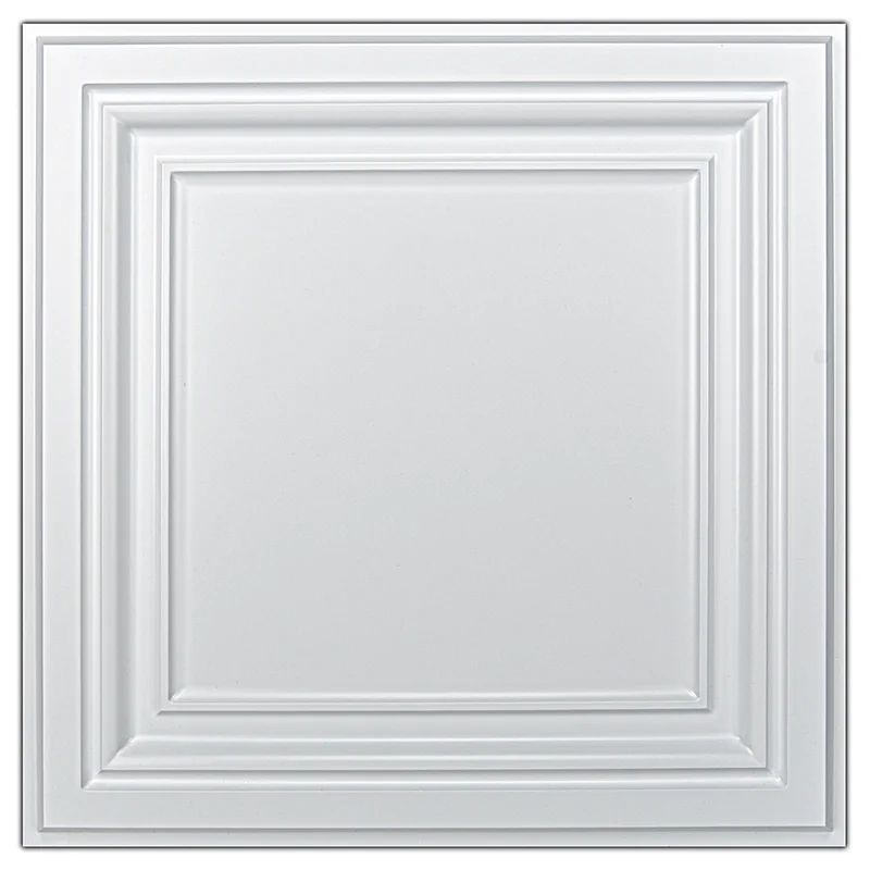 2 Ft. X 2 Ft. Glue-Up or Drop-in PVC Ceiling Tile (Set of 12) | Wayfair North America