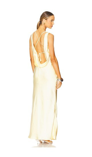 Runaway The Label Adair Maxi Dress in Lemon. - size M | Revolve Clothing (Global)