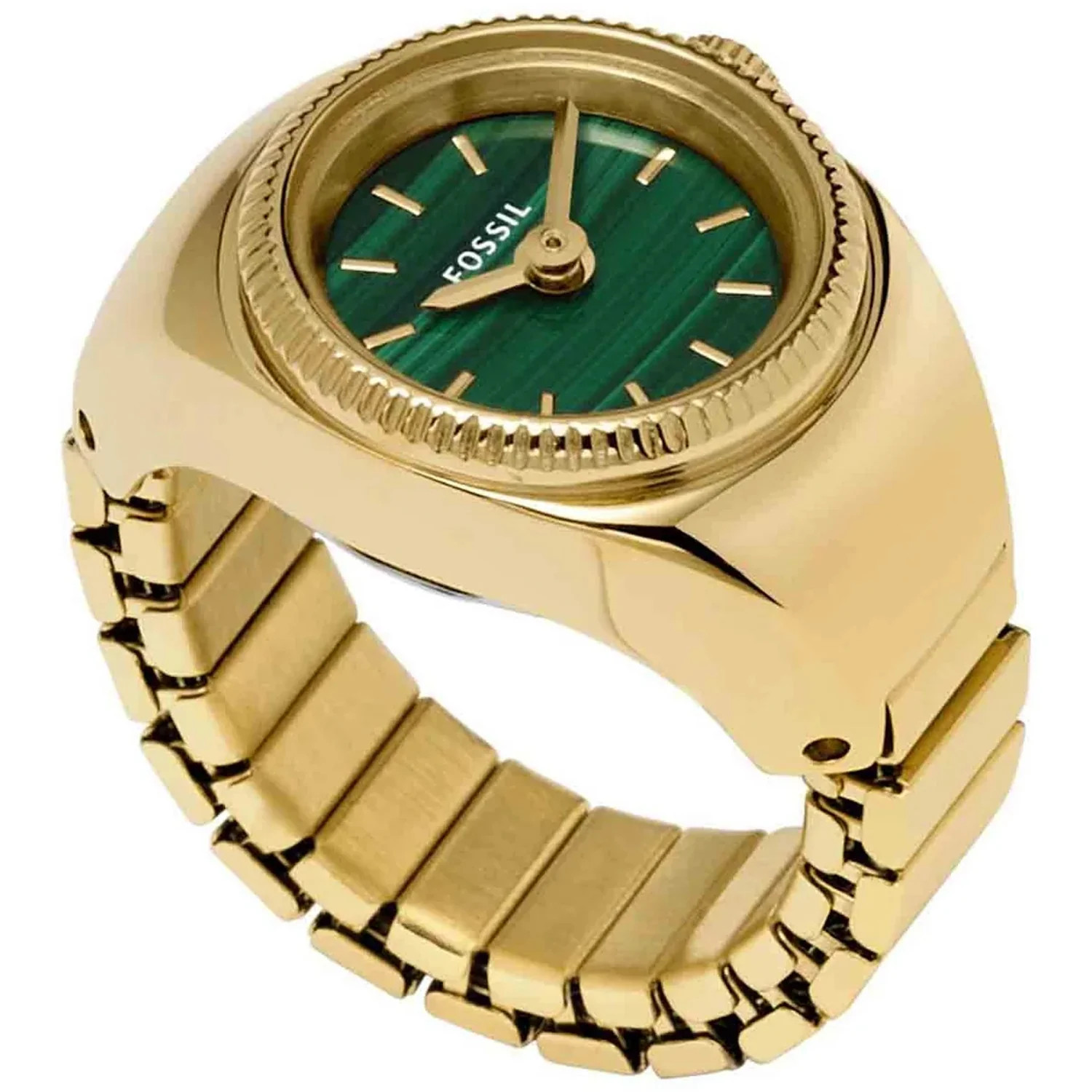 Fossil Women's Watch Ring Green Dial Watch | Shop Simon