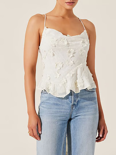Astr The Label Everli Top, White/ivory, S - Women's Tops - Victoria's Secret | Victoria's Secret (US / CA )