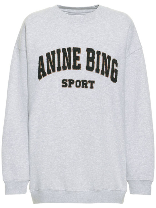 SWEATSHIRT AUS BAUMWOLLE MIT LOGO | Luisaviaroma