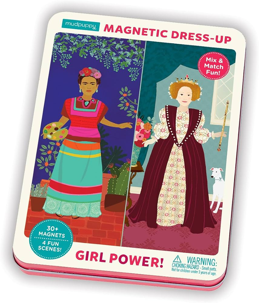 Mudpuppy Girl Power! Magnetic Figures Small | Amazon (US)