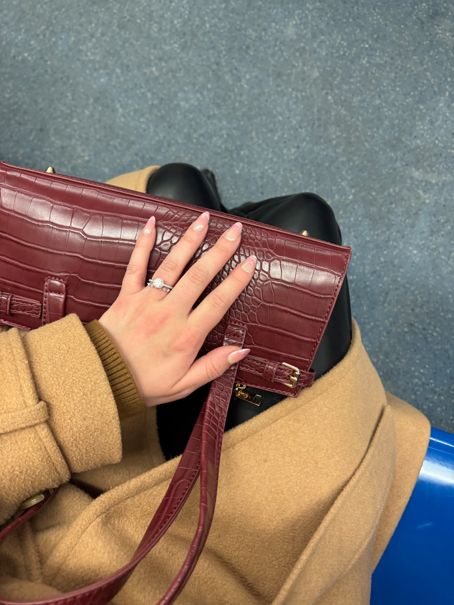 Loved this little moment on the subway this week headed to dinner in NYC. My bag is from DSW I’ve been living in my leather pants this winter and even my nails are shoppable! KISS just rebranded and these are $11 so cute! 

#LTKBeauty #LTKdayinmylife
