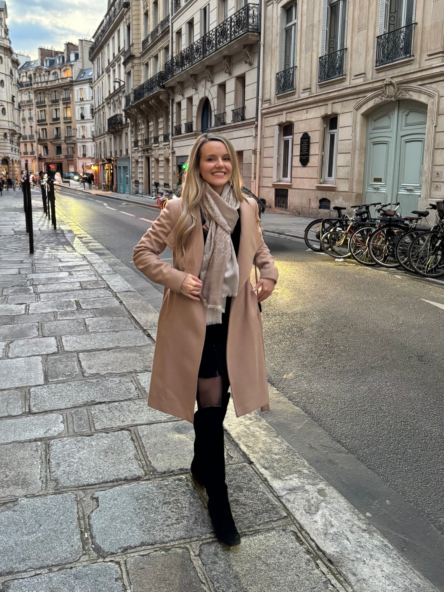 First evening in Paris 🖤 these Swedish Stockings tights have been amazing so far - no runs and they feel great. Highly recommend a pair, they’re perfect for all seasons!

#parisoutfit #parisian #girlsweekend #parisvacation #parisnight #parisvibes #wintertights #springtights #gucciscarf #otkboots #traveloutfit 

#LTKeurope #LTKstyletip #LTKspring