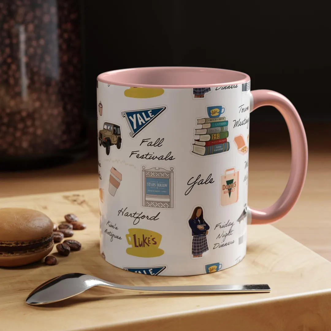 Gilmore Girl Gift Coffee Mug - Rory Style Mug, Accent Mug, 11 15oz, Give the Gift, Ceramic Cup - ... | Etsy (US)