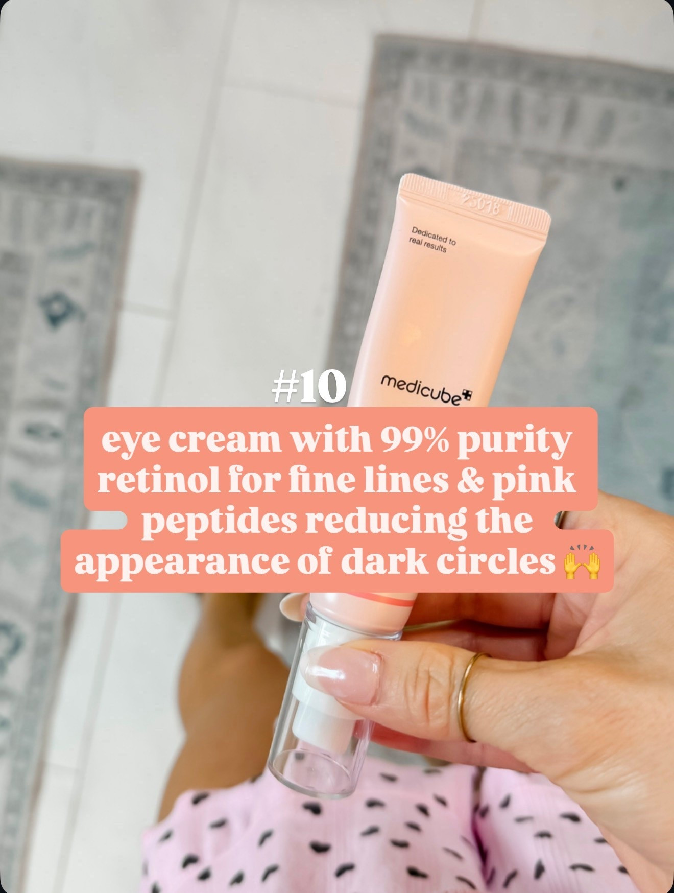 #10 top seller! This eye cream has 99% purity retinol for fine lines & pink peptides reducing the appearance of dark circles! Also it lays very well under concealer! 

#LTKmorningroutine #LTKdayinmylife #LTKselfcare
