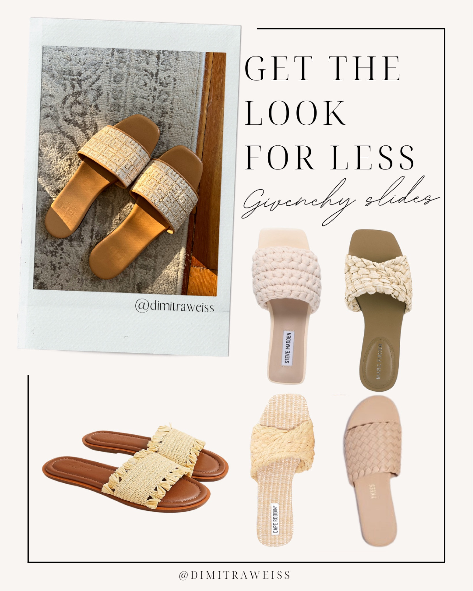 Cute dupes for Givenchy 4G Raffia slides

#LTKsalealert #LTKstyletip #LTKunder50