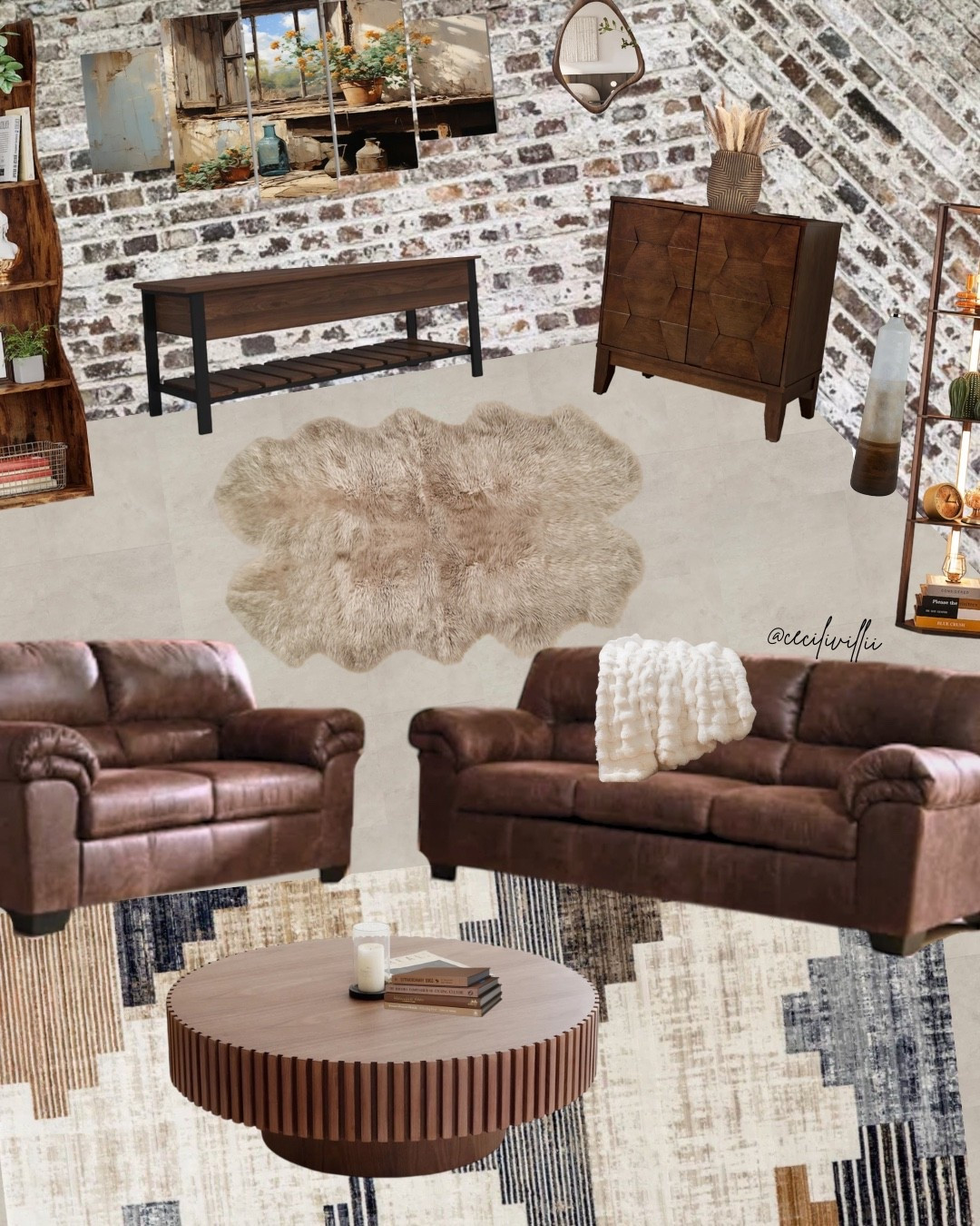 Cozy up in this warm multi-textural space inspired by Wayfair. From leather to bricks Wayfair has it covered. 

https://creatorsold.io/wayfair/cecilivillii/the-cozy-nook

#ad
#WayfairCreator #WayfairElevate

#LTKHome