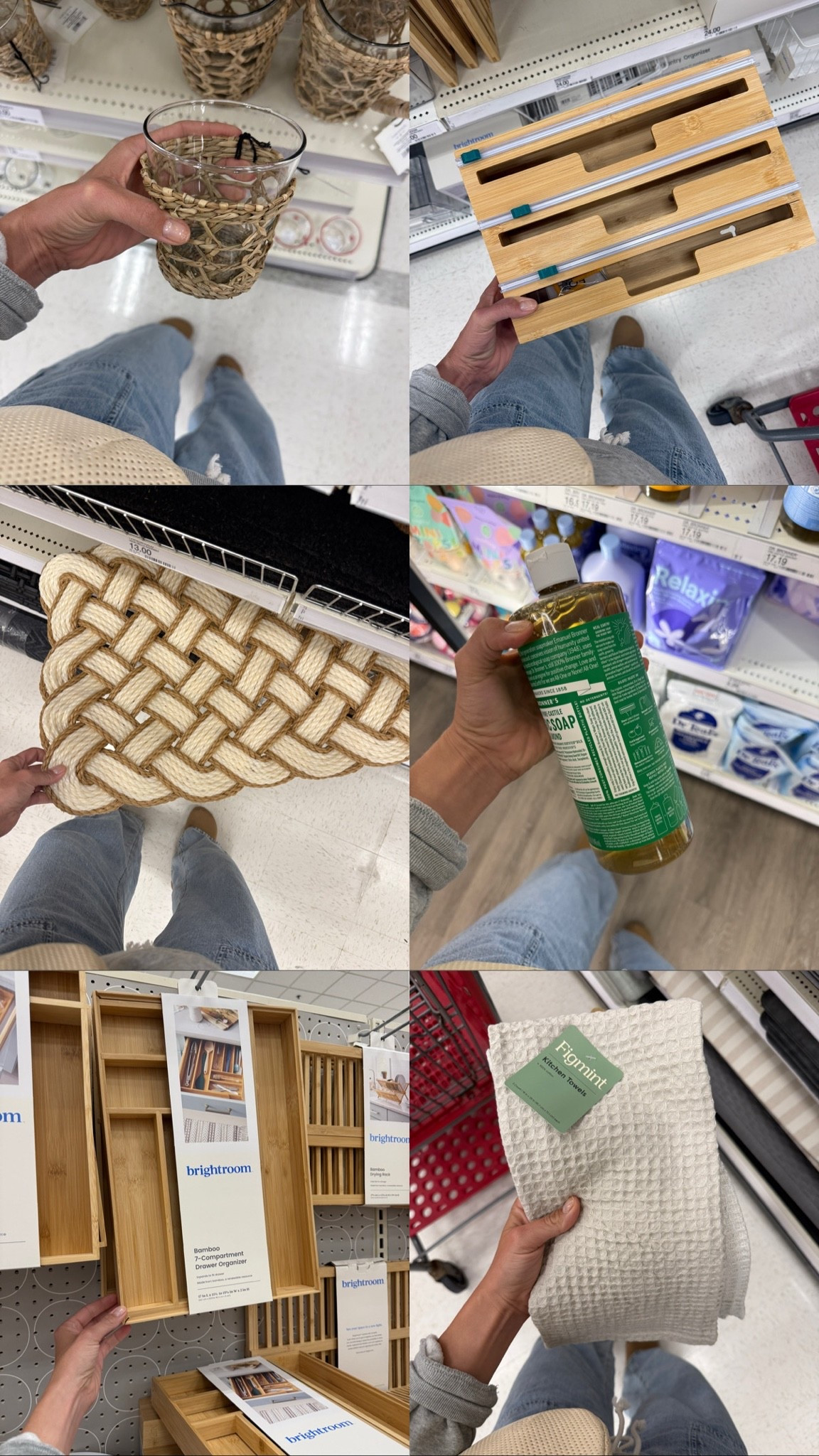 Minimal style home finds at Target today ✔️🧺