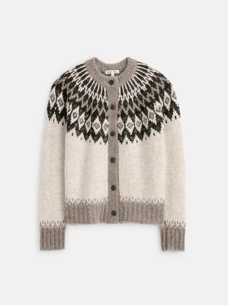 Ashwood Fair Isle Cardigan | Alex Mill