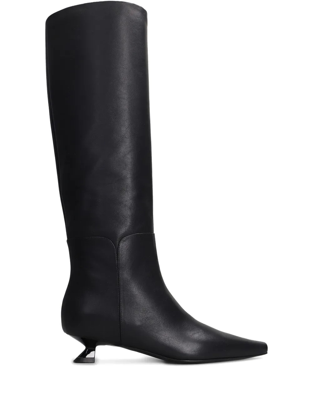 3juin pointed-toe knee-high Boots | Black | FARFETCH GR | Farfetch Global