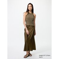 Uniqlo - Jupe Satinée - Marron | Uniqlo BE