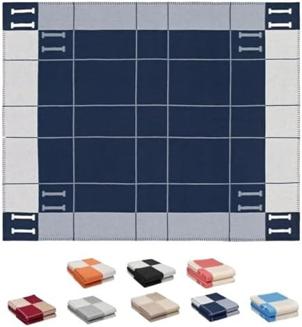 h Blanket Soft Throw Blanket Faux Fleece Cashmere Plaid Warm Shawl Thick Knitted Plush Cozy Comfy... | Amazon (US)