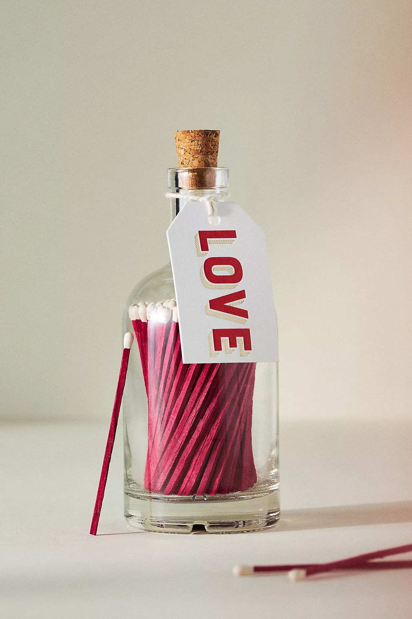 Archivist Love Glass Match Bottle | Anthropologie (US)