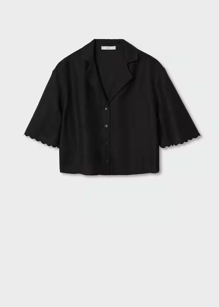 Linen-blend Shirt | MANGO (US)