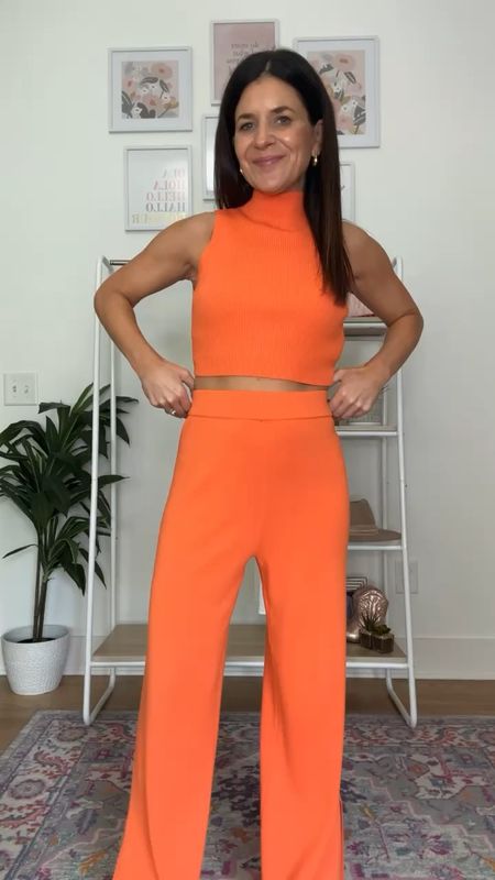 Knit Matching Set - 30% off (20% promo, +10% coupon), under $35.  Use code 201CUHXI.  Promo expires 7/3. I am 5 feet tall and had a few inches hemmed off the bottom.⁣ 

#LTKStyleTip #LTKSaleAlert #LTKFindsUnder50