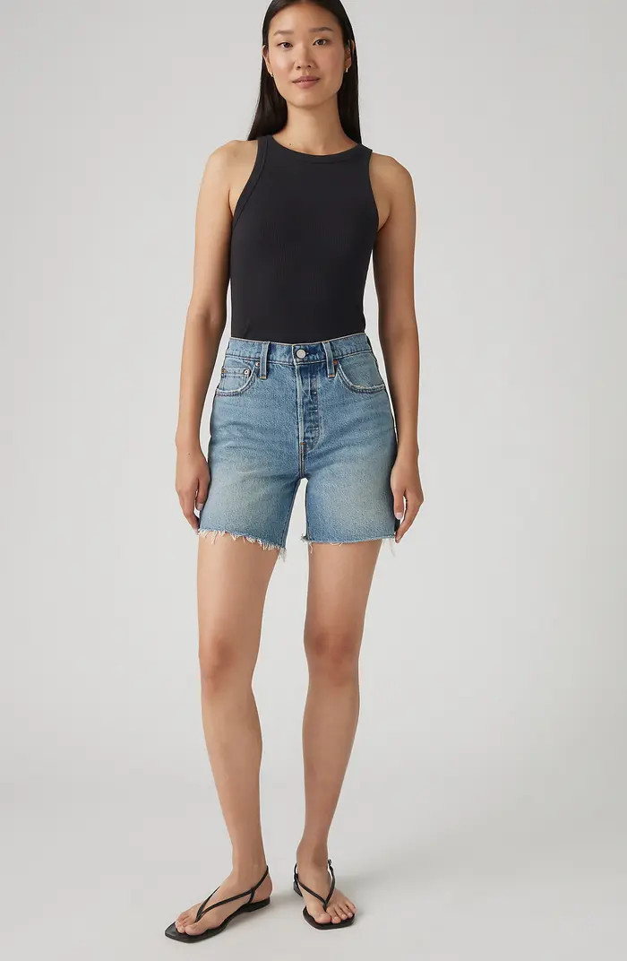 501® Mid Thigh Denim Cutoff Shorts | Nordstrom Rack