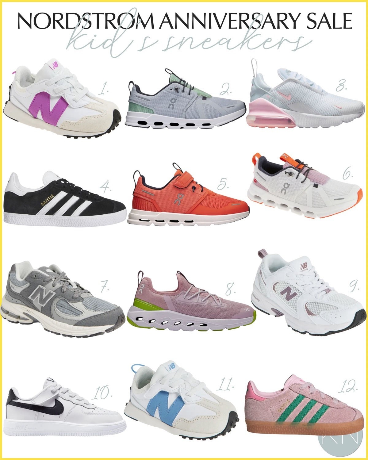 The Nordstrom Anniversary Sale is featuring a great selection of kids’ sneakers at great prices on New Balance, On Cloud, adidas and Nike brands. Most are available in various colors, too! I even size up on some of Eliza’s favorites, during the best sale of the year. girl sneakers girl tennis shoes back to school outfit play shoes

#LTKSaleAlert #LTKActive #LTKKids