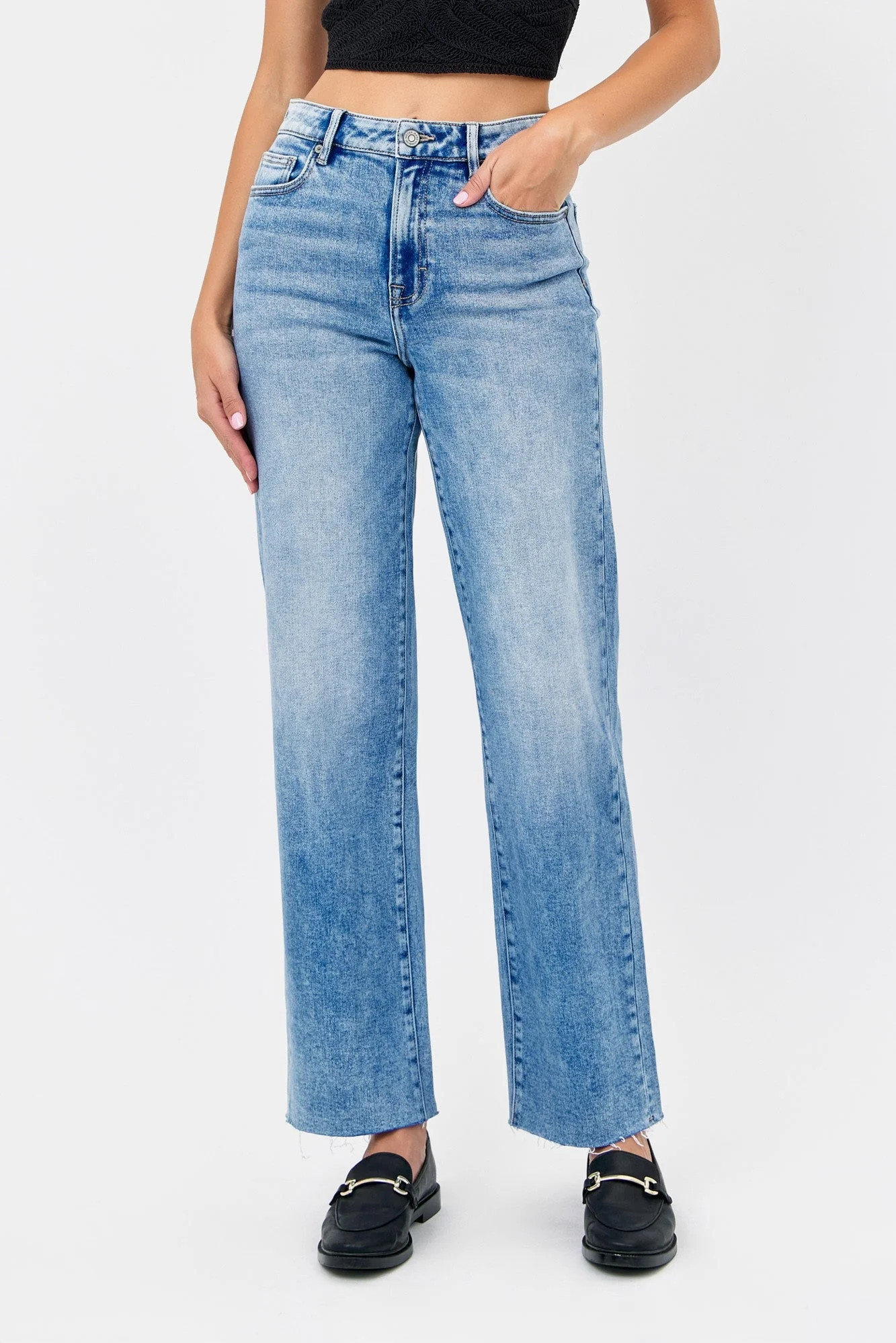 Ella High Rise Classic Straight Jean | MTT Collective