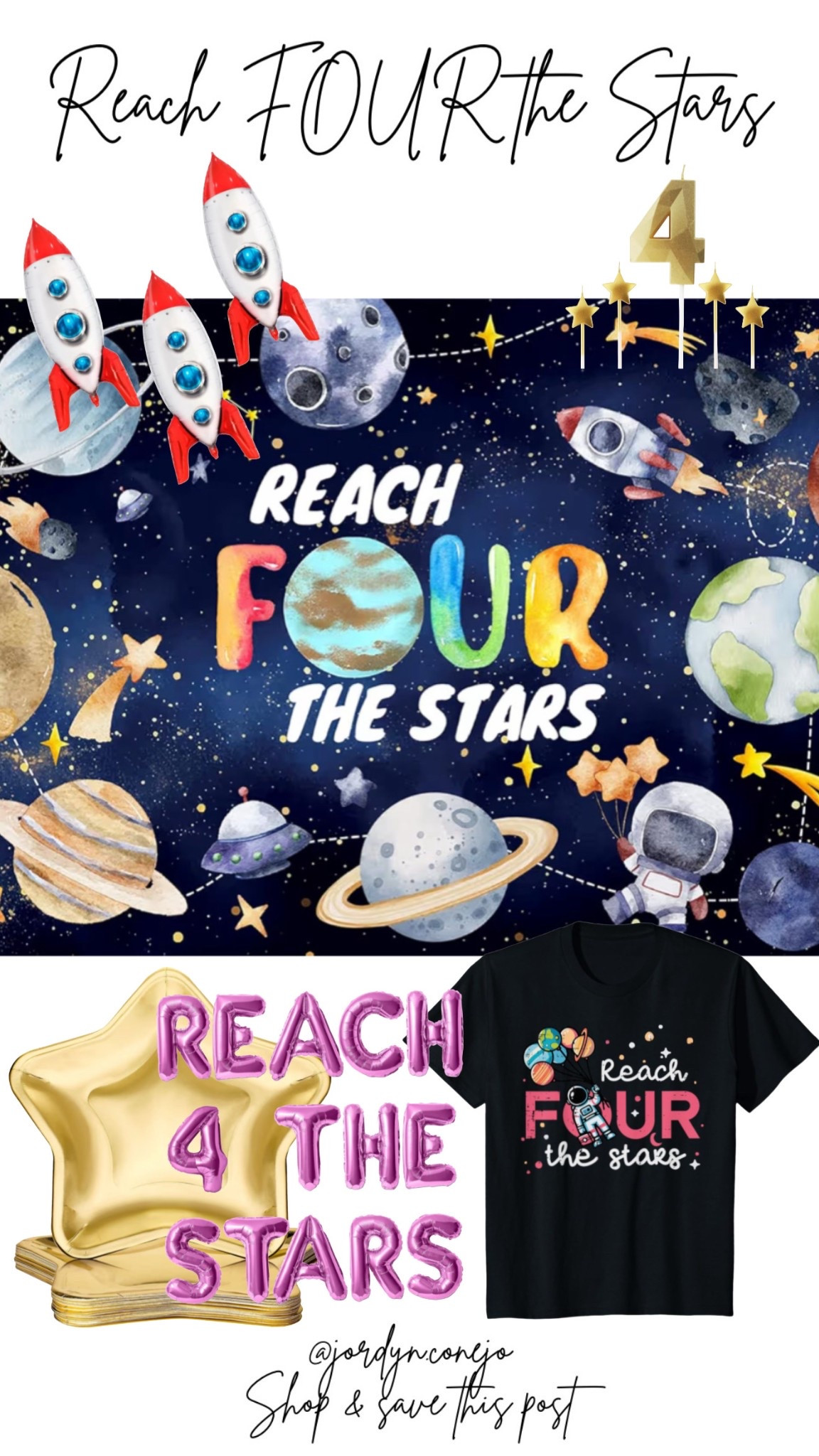 Four year old birthday party 🥳 

Reach FOUR the Stars ⭐️ 

Kids birthday party- themed birthday- 4th birthday party- toddler birthday- outer space birthday- four years old- birthday decor- birthday theme- birthday shirt- birthday balloons 

#LTKKids #LTKStyleTip #LTKParties